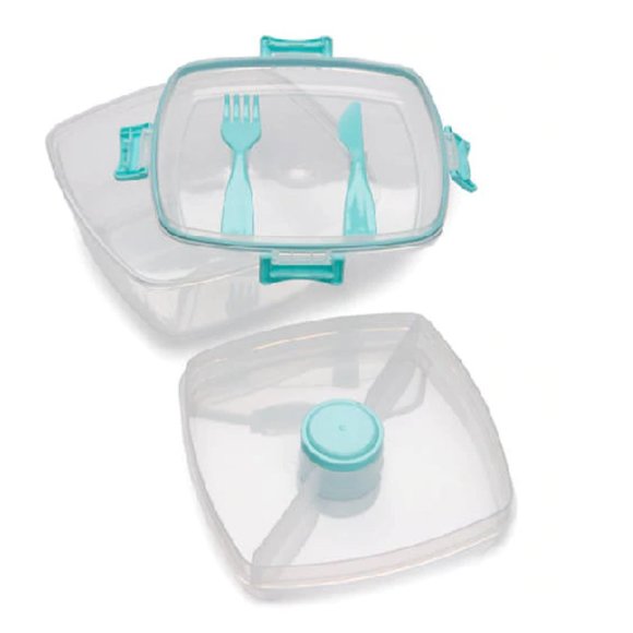 Salad Container Snap Lunch Container New - Picture 1 of 7